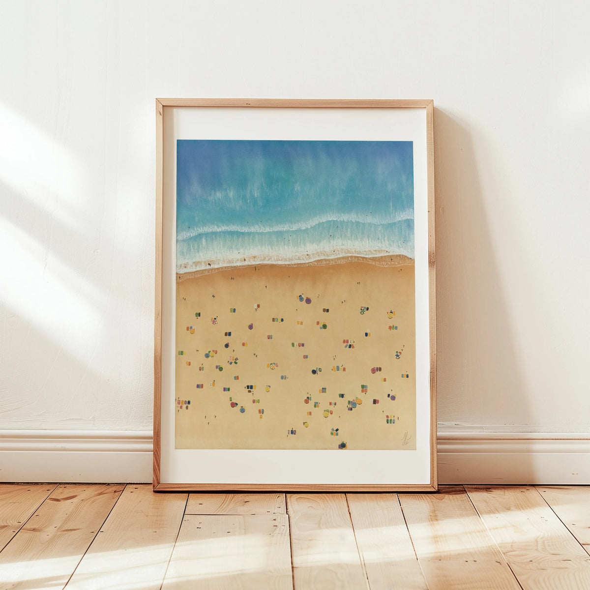 La Plage - Impression prête à exposer en boutique