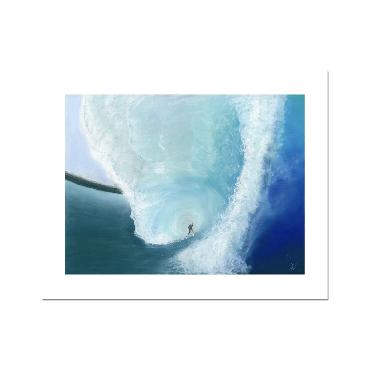 Surfing in Pastel
